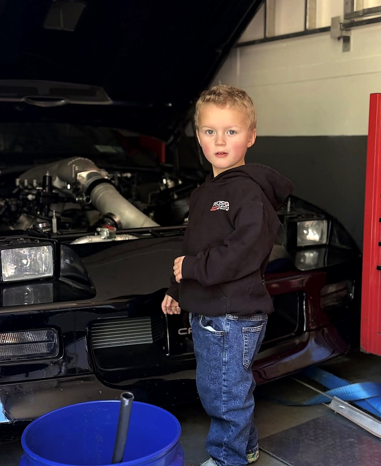 Luke James with the Ultra Street Camaro